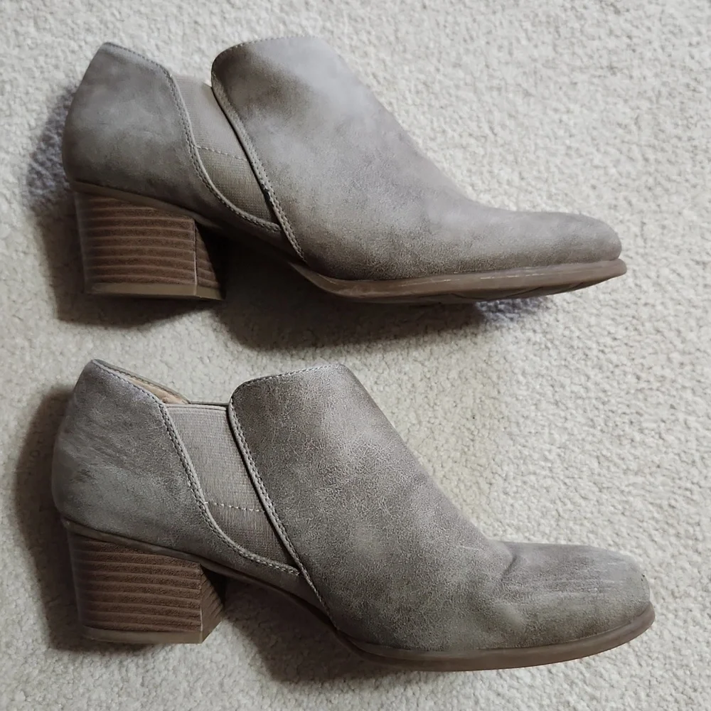 Naturalizer Soul Ankle Tan/Gray Boots - 7.5